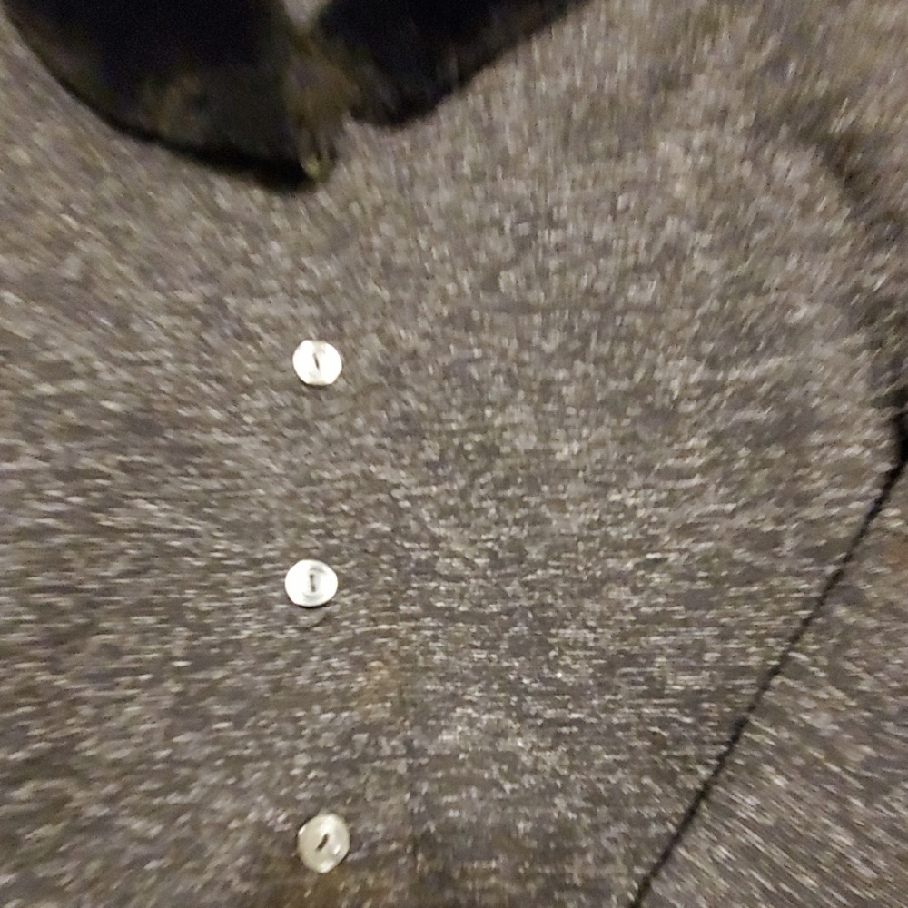 Top/Cardigan with Fur Collar - Picture 3 of 4